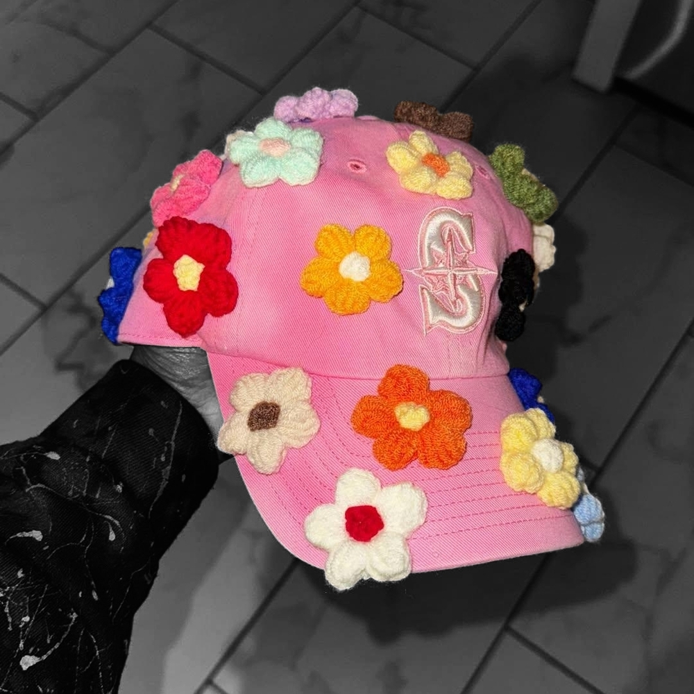 Colorful Floral Kids Cap